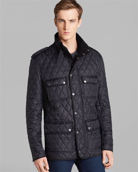 burberry brit black jacket men|Burberry Brit jacket price.